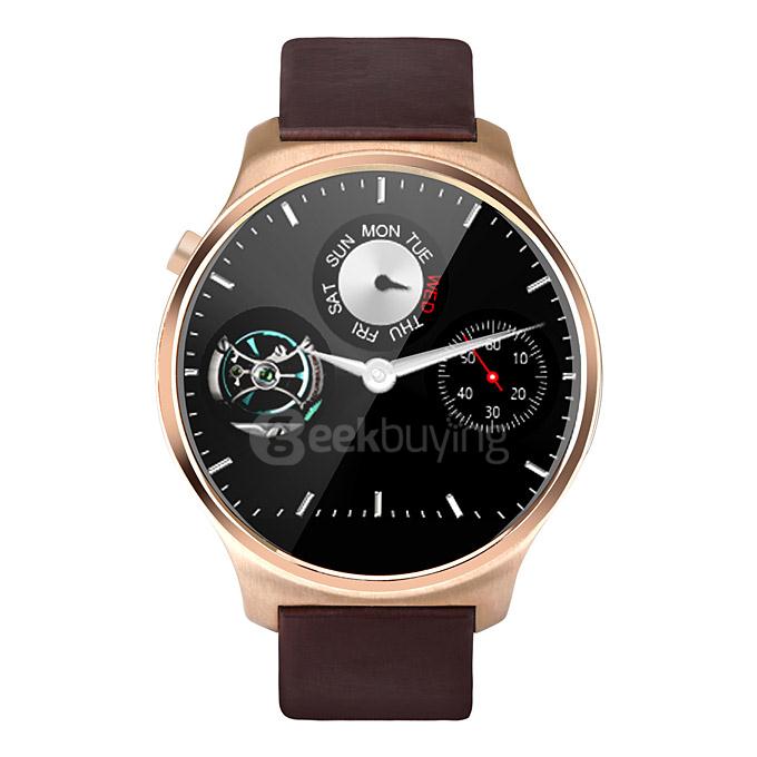 Oukitel A29 MT2502C Smart Watch Phone 1.22inch Sapphire Screen Capacitive Touch SIM Bluetooth 4.0 IP53 Waterproof - Gold