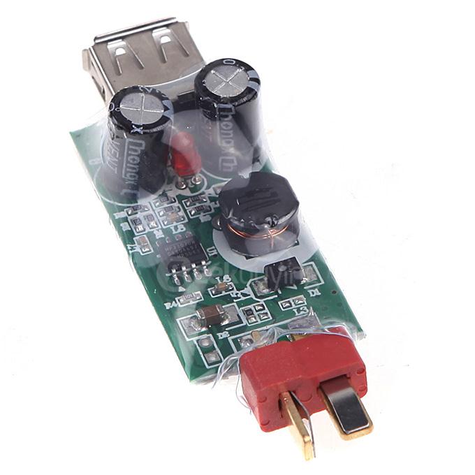 26S T Plug RC Lipo Battery USB Charger Adapter for 3.7V Mobile Phone