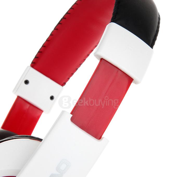 OVLENG X13 Wired 3.5mm Headphones Dedicated Wire Control Voice Computer Headset Karaoke Gaming Headphone - White