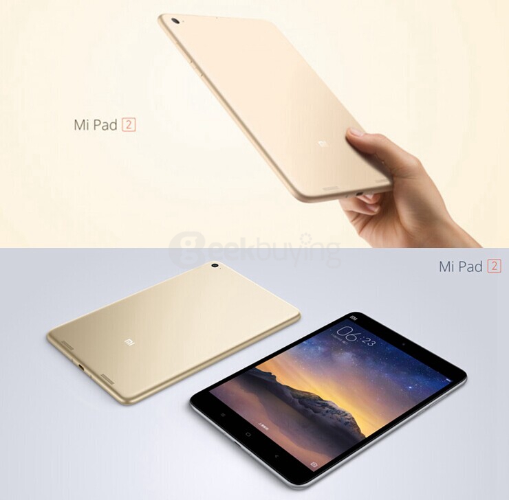 Xiaomi MiPad 2 Android5.1 Tablet PC 2GB/16GB 7.9 Inch Intel Cherry Trail Z8500 Quad Core 2.2GHz IPS 2048*1536 Type-C Bluetooth 4.1 - Pink