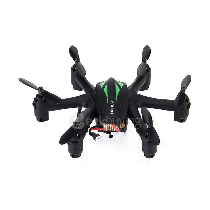 WLtoys Q282G 5.8G FPV With 2.0MP Camera 6-Axis RC Hexacopter RTF - Black+Green