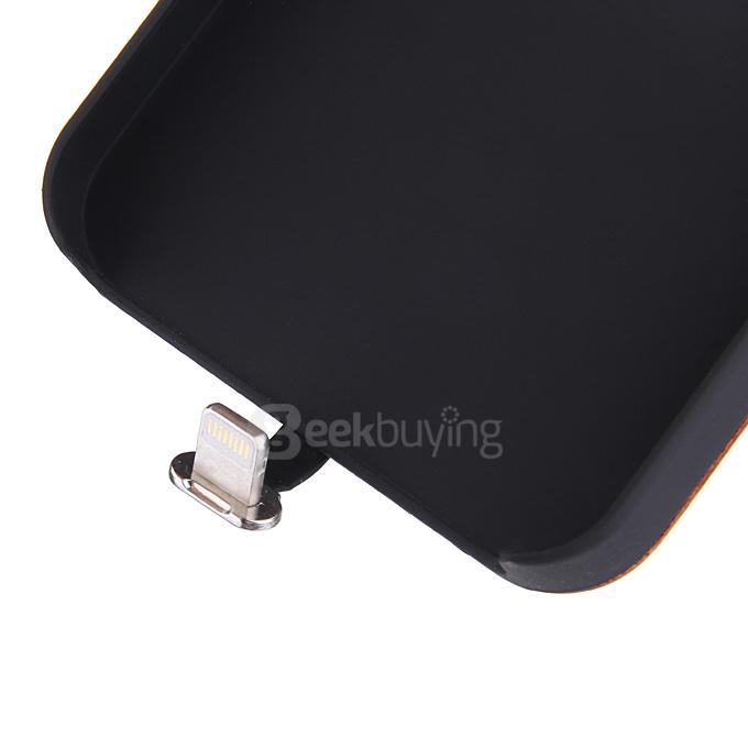 QI Wireless Charging Receiver Simple Designed for Apple iPhone 5 iPhone 5S - Sapele Wood