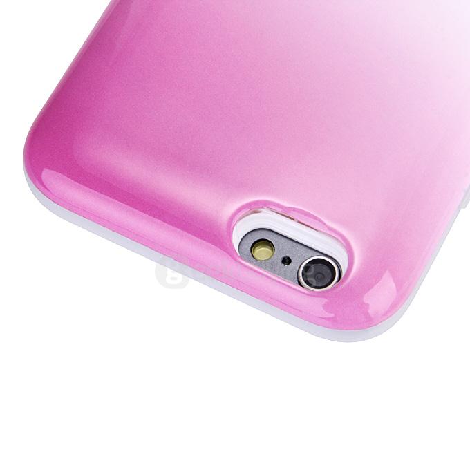 Show Love H3003 Flicker Phone Case Protective Silicon Case Cover for Apple iPhone 6 iPhone 6S - Pink Flower