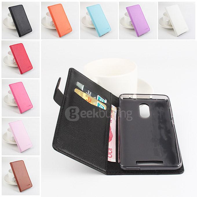 Litchi Texture Protective Hard Cover Flip Stand Leather Case for XIAOMI Redmi Note 3 / Redmi Note 3 Pro Smartphone - Blue
