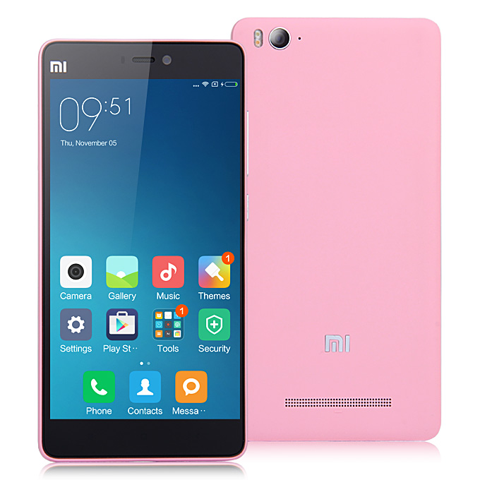 Xiaomi Mi4C 5.0inch Android 5.1 2GB 16GB Smartphone 4G FDD-LTE 64-bit Snapdragon 808 Hexa Core 1.8GHz 13.0MP 5.0MP USB Type-C Edge Tap - Pink