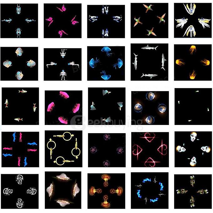 DIY 3D Holographic Projection Pyramid Projector for Smartphone - Black + Silver