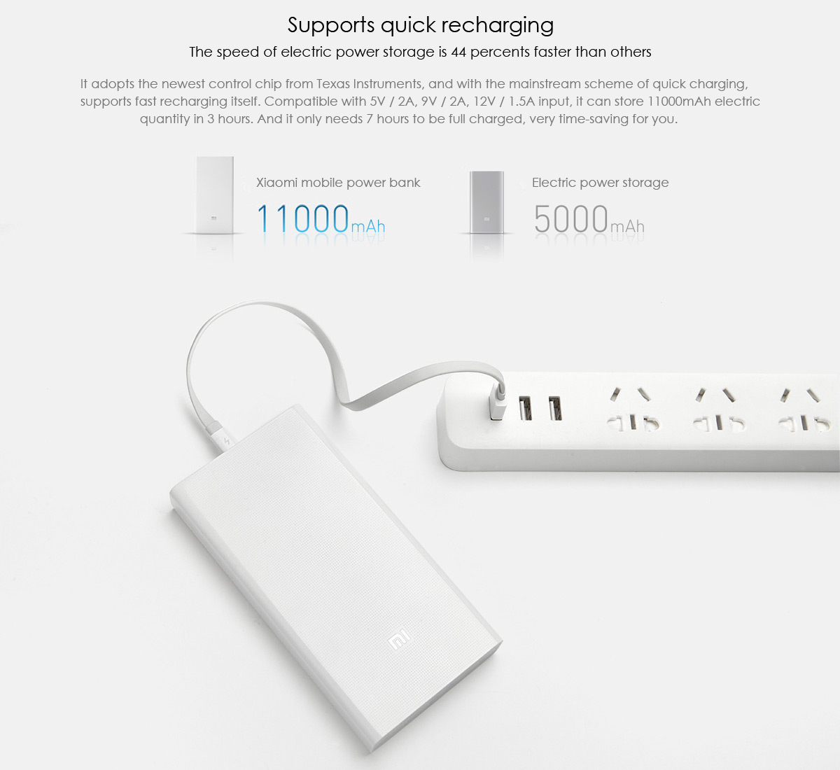 Original XIAOMI Quick Charge 2.0 20000mAh Power Bank Dual USB External Battery for XIAOMI Apple MacBook Samsung HTC Google Blackberry