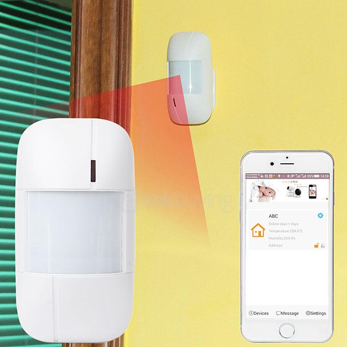 Vcare Dual Passive Infrared Detector IR Sensor - White