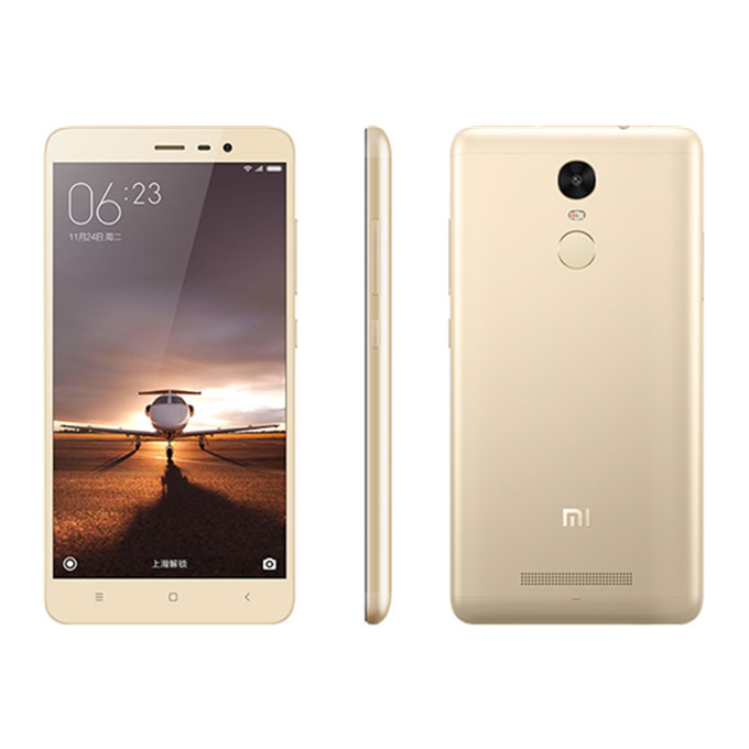 [Spain Stock]Xiaomi Redmi Note 3 5.5 Inch FHD 3GB 32GB Smartphone 64bit Helio X10 Octa Core MIUI V7 13.0MP TOUCH ID - Gold
