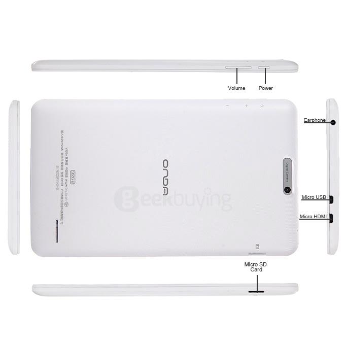 ONDA V820W 8 Inch Dual OS Windows10 & Android4.4 2GB/32GB Tablet PC Intel Z3735F Quad Core 1.83GHz IPS 1280*800 HDMI Bluetooth - White
