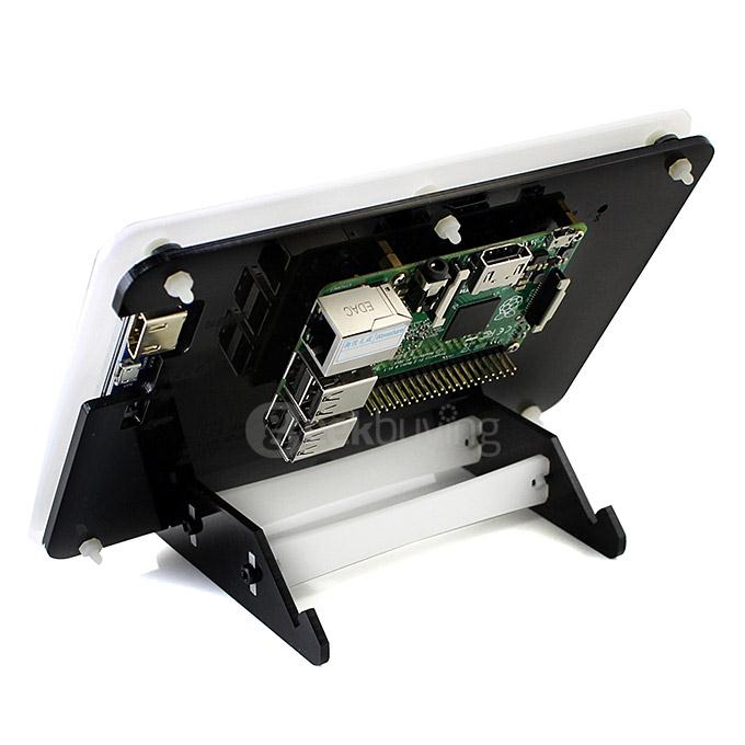 7 inch Capacitive Touch Screen LCD 1024*600 HDMI with Bicolor Case for Raspberry Pi/BB BLACK/PC Systems