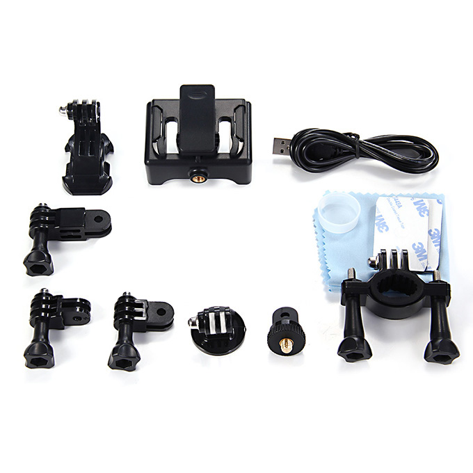 SJCAM SJ5000 Plus Ambarella A7LS75 16MP 1080P 60FPS WiFi Action Camera 1.5 Inch 170 Degrees Wide Angle Lens Diving HD Camcorder Car DVR - Black