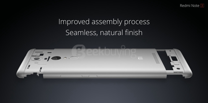 [Spain Stock][Official International Version]Xiaomi Redmi Note 3 Pro 5.5 Inch FHD 3GB 32GB Smartphone Qualcomm Snapdragon 650 Hexa Core MIUI 8 16.0MP TOUCH ID - Dark Gray