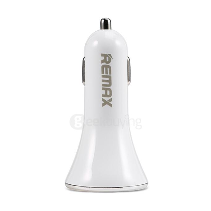 Original REMAX 6.3A 3 USB Port Car Charger Adapter Fast Charge For Cellphone Tablet PC - White