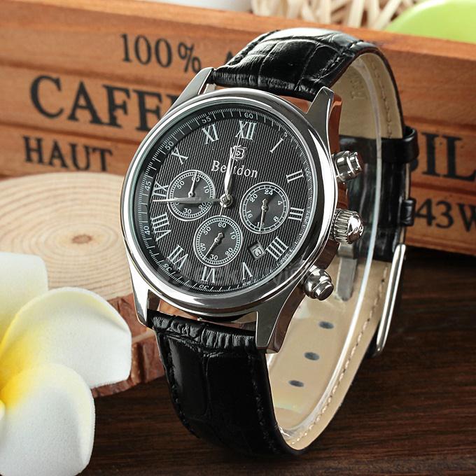 BESTDON BD9917G Men's Waterproof Watch Roman Numerals Quartz Watch