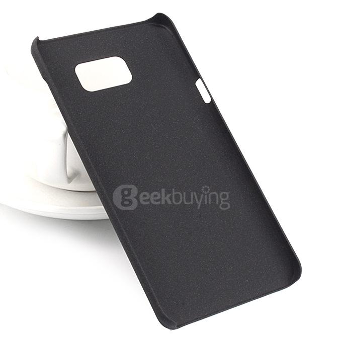 PC Sandstone Texture Shell Back Case Protective Cover for Samsung Galaxy Note 5 Smartphone - Black