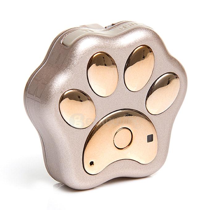 Reachfar RF-V30 IP66 Multifunctional Wi-Fi GPS Tracker Dog Cat Pet Tracker Long Standby Timer Electric Fence - Gold