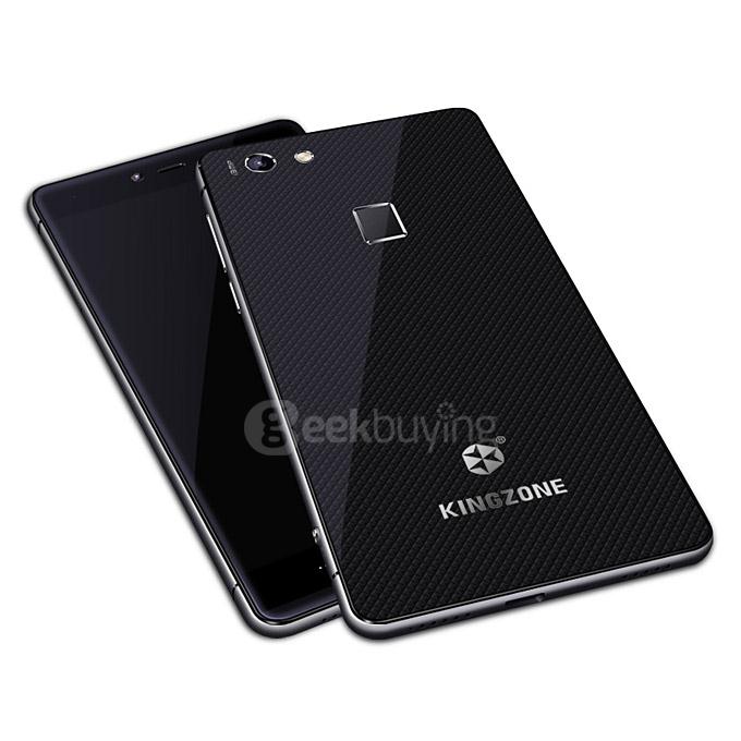 Kingzone K2 5.0inch FHD 4G LTE Android 5.1 3GB 16GB Smartphone 64bit MTK6753 Octa Core 13.0MP Touch ID HotKnot - Black