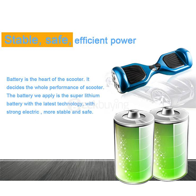 4440mah AOSDER Q3 Self-balancing Scooter Electric Scooter Dual Wheels Drifting Board -  Blue