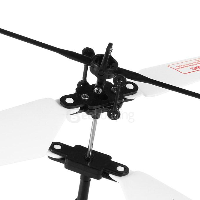 HCW520 Auto-Induction Remote Control Flying Ball with Music / Dazzling Light - Transparent + White