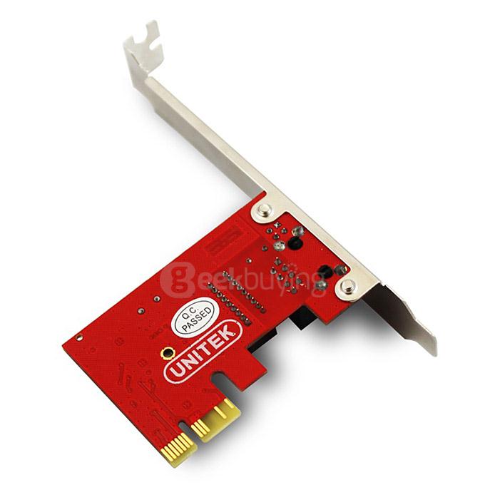 UNITEK Y-7509 PCI-E Gigabit LAN Expansion Card 10/100/1000M Auto-Adaption