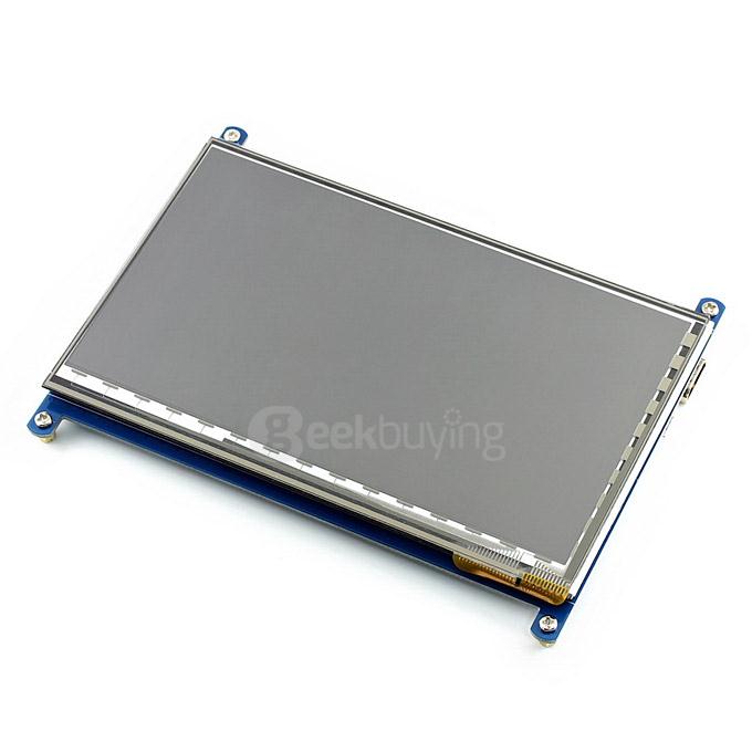 7 inch Capacitive Touch Screen LCD 1024*600 HDMI with Bicolor Case for Raspberry Pi/BB BLACK/PC Systems
