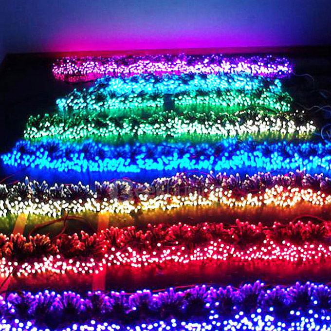 10M Battery Powered 100 LED Starry Fairy String Light Lamp for Festival Party Decoration  - Yellow Light