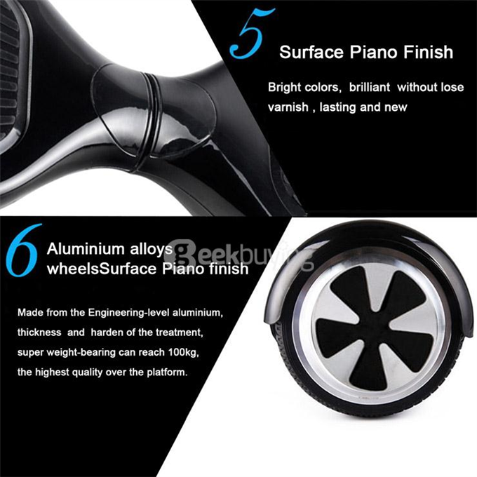 4440mah AOSDER Q3 Self-balancing Scooter Electric Scooter Dual Wheels Drifting Board -  Blue