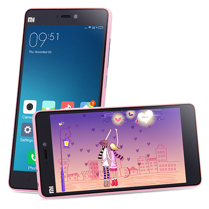 Xiaomi Mi4C 5.0inch Android 5.1 3GB 32GB Smartphone 4G FDD-LTE 64-bit Snapdragon 808 Hexa Core 1.8GHz 13.0MP 5.0MP Type-C Edge Tap - Pink