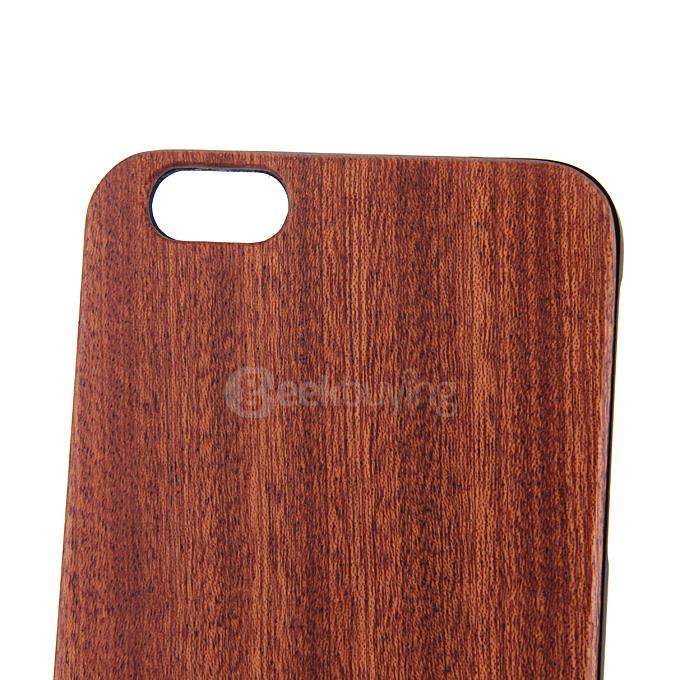 QI Wireless Charging Receiver Simple Designed for Apple iPhone 6 Plus iPhone 6s Plus - Sapele Wood