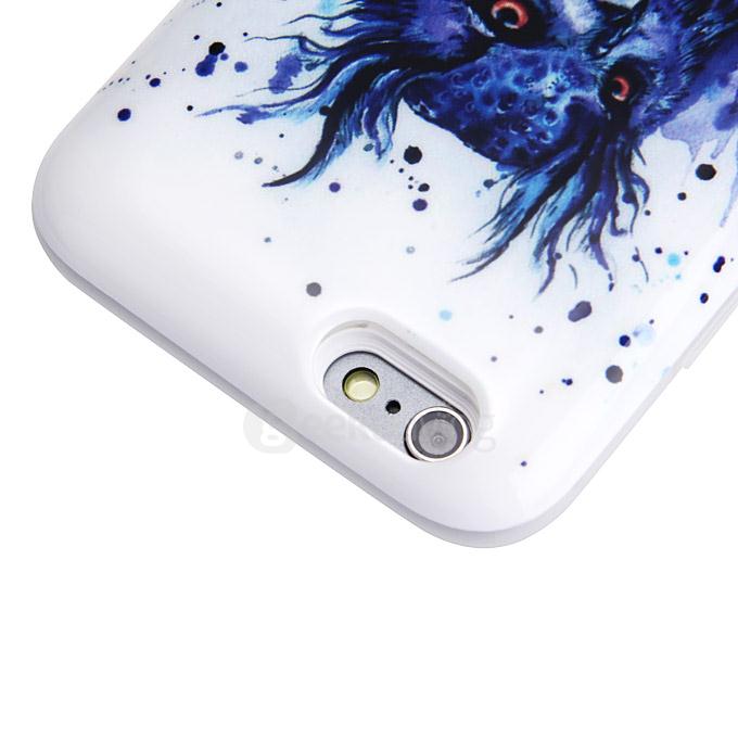 Show Love H3003 Flicker Phone Case Protective Silicon Case Cover for Apple iPhone 6 iPhone 6S - Owl