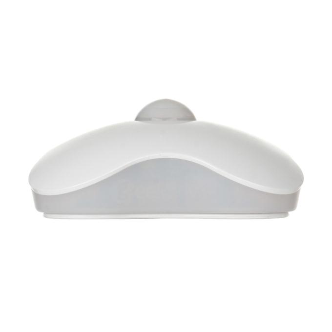 Clover Style Rechargeable 6-LED Human Body Sensor Light Control Night Lamp - Yellow Light