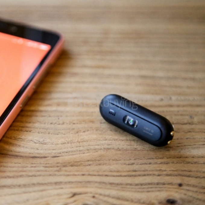 [HK Stock](Official Global Version) Original Xiaomi Mi Band 1S Heart Rate Monitor Smart Bracelet Bluetooth 4.0 IP67 Fitness Tracker with LED Light for Android & iOS - Black