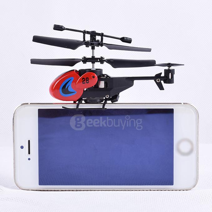 HW7001 3.5CH Mini Remote Control Gyro Gyroscope RC Helicopter - Red