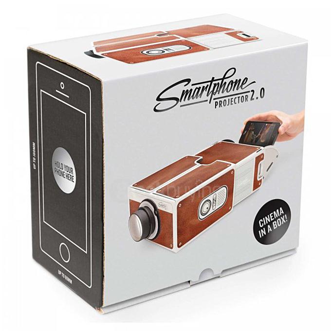 Fantasy Cinema Cardboard Smartphone Projector Mobile Phone Projector