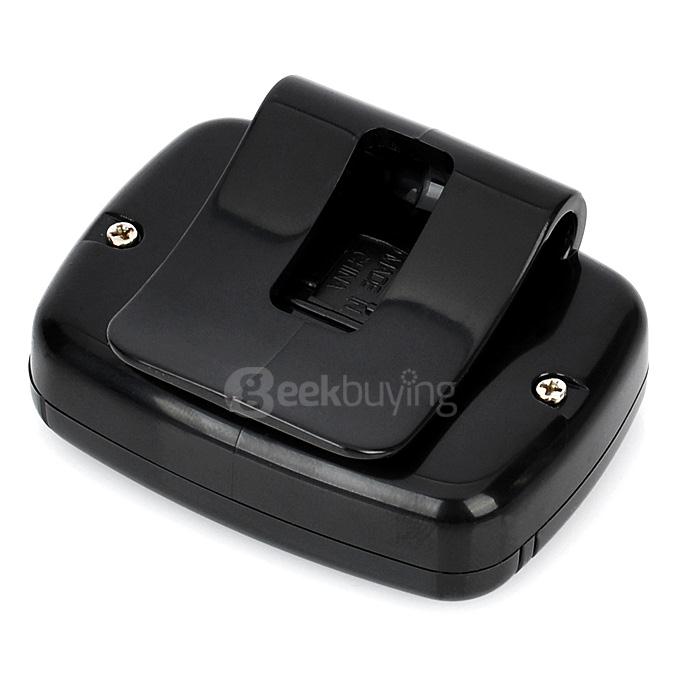 Black Step Pedometer Walking Distance Counter