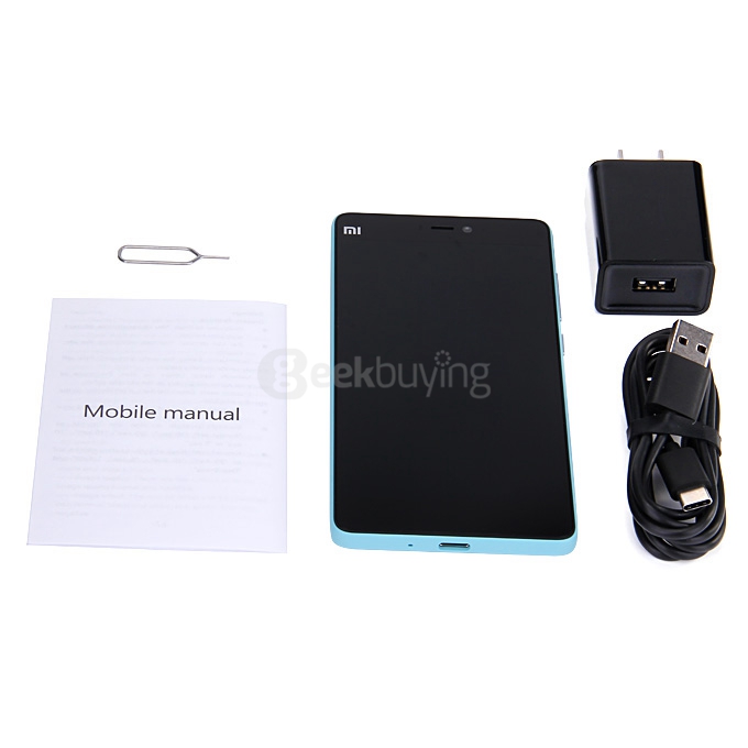 Xiaomi Mi4C 5.0inch Android 5.1 2GB 16GB Smartphone 4G FDD-LTE 64-bit Snapdragon 808 Hexa Core 1.8GHz 13.0MP 5.0MP USB Type-C Edge Touch - Blue