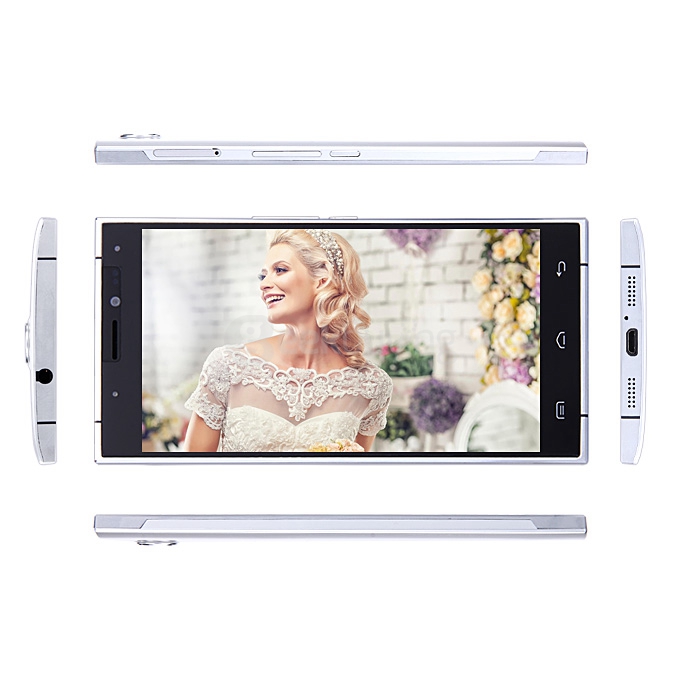 [HK Stock] DOOGEE F5 5.5Inch FHD SHARP Screen Android 5.1 3GB RAM 16GB ROM Smartphone 64bit MT6753 Octa Core Touch ID - Silver