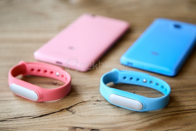 [Package C][HK Stock](Official Global Version) Original Xiaomi Mi Band 1S Heart Rate Monitor Smart Bracelet (Black) + TPU Strap (Pink)