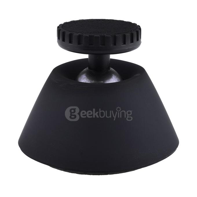 QI Standard 360 Degrees Rotary Wireless Car Charger for Samsung S6 - Black