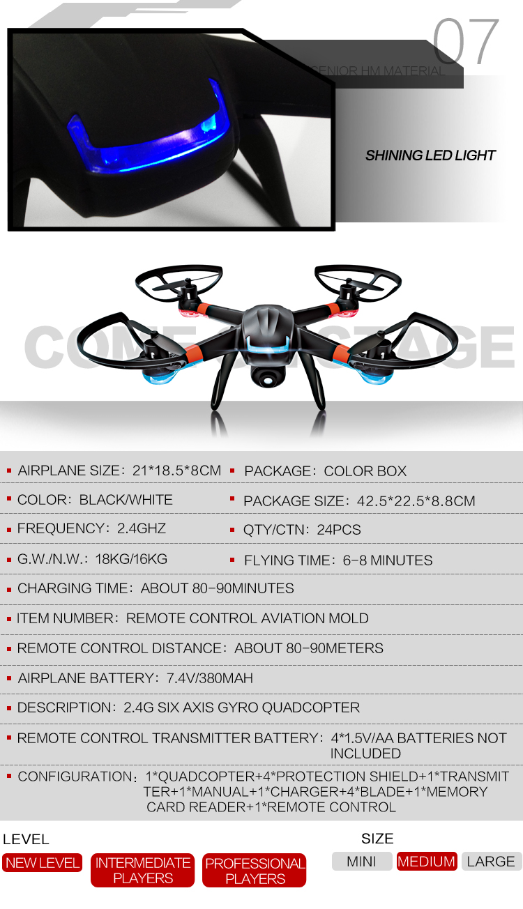 Global Drone GW007-1 Upgrade DM007 WIFI FPV With 720P Camera 2.4G 4CH 6Axis RC Quadcopter