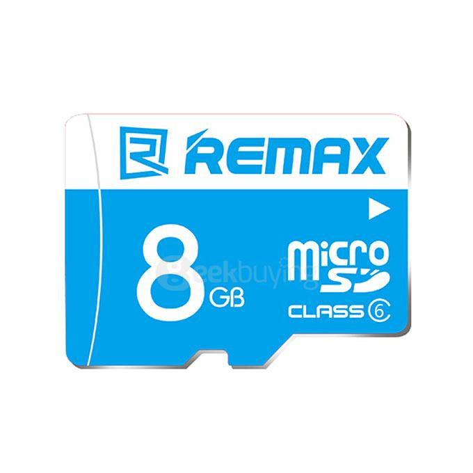 REMAX 8GB Class6 High Speed Memory Card Micro SD Memory Card - Blue