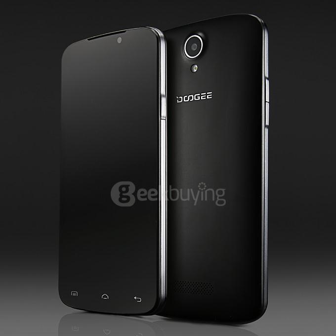 [HK Stock]DOOGEE X6 Pro 5.5inch IPS HD Android 5.1 2GB RAM 16GB ROM 4G Smartphone MT6735 Quad Core Dual Cameras - Black