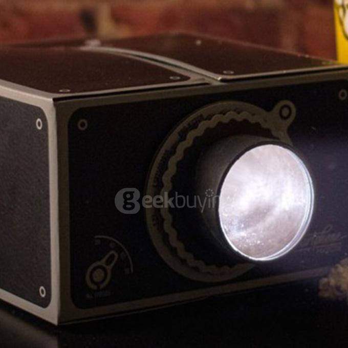 DIY Assembled Cardboard Smartphone Projector - Black