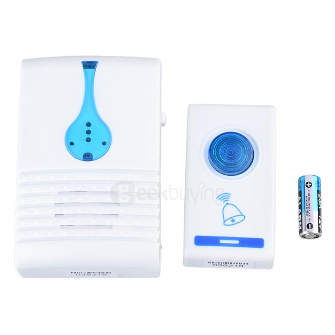 501D 32-Melody Wireless Remote Control Transmitter + Receiver Doorbell