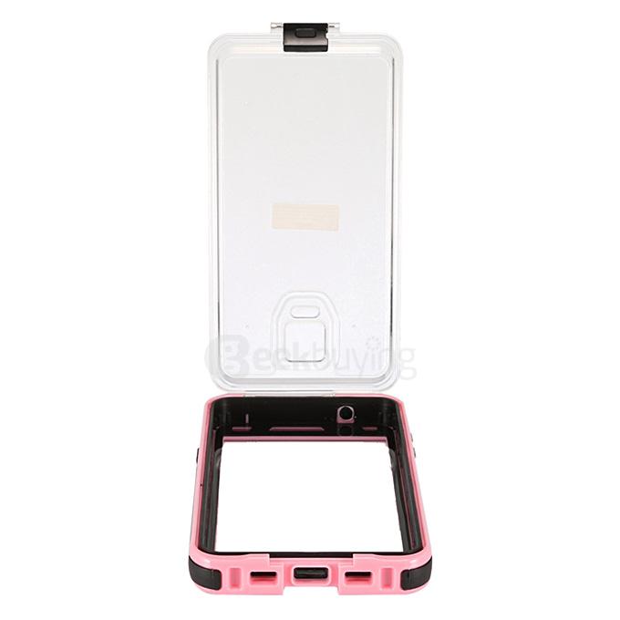 IP68 Protective Case Swimming Waterproof Shockproof Phone Case Cover For Samsung Galaxy Note 4 N9100 - Pink