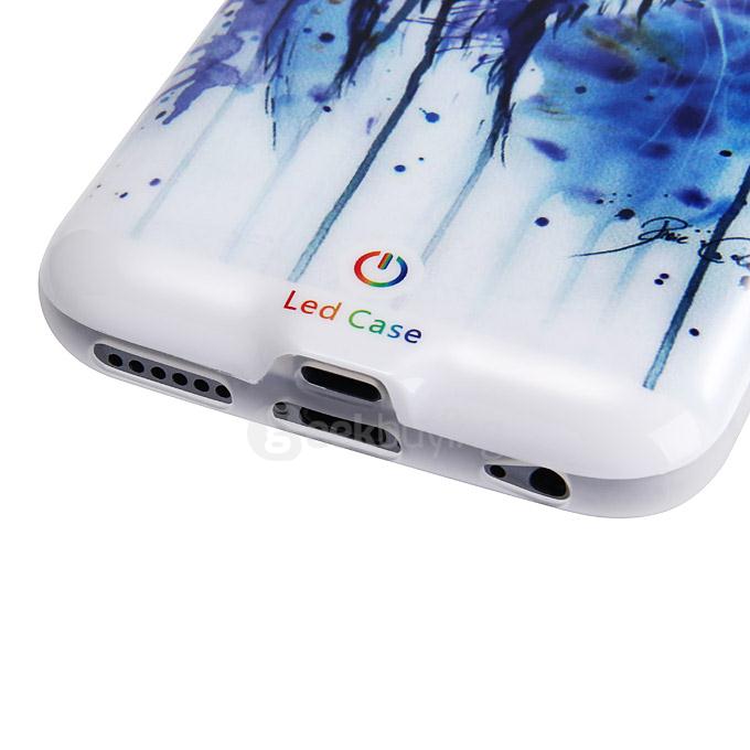 Show Love H3003 Flicker Phone Case Protective Silicon Case Cover for Apple iPhone 6 iPhone 6S - Owl