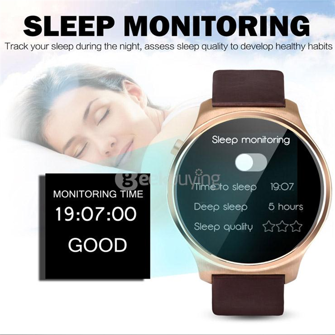 Oukitel A29 MT2502C Smart Watch Phone 1.22inch Sapphire Screen Capacitive Touch SIM Bluetooth 4.0 IP53 Waterproof - Gold