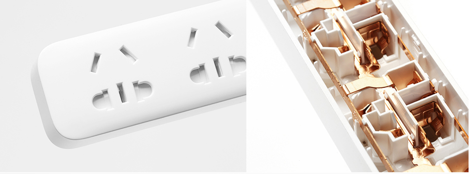 Xiaomi Mi Power Strip Patch Speed Charger Mini Socket Adapter - White