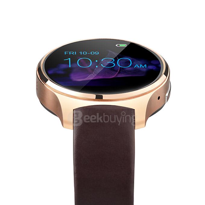 Oukitel A29 MT2502C Smart Watch Phone 1.22inch Sapphire Screen Capacitive Touch SIM Bluetooth 4.0 IP53 Waterproof - Gold